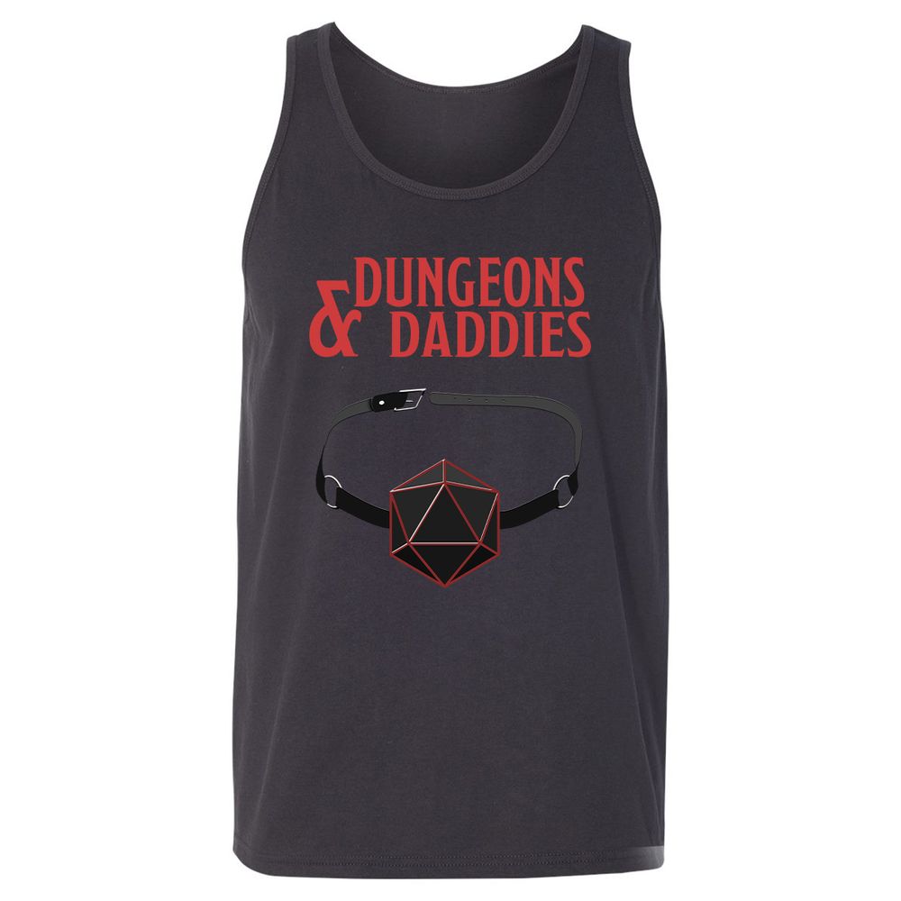 Dungeons And Daddies Unisex Jersey Tank - Dark Grey - 7