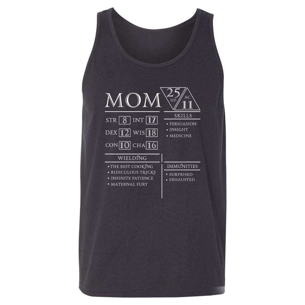 Mom Stats - Dark Grey - 7
