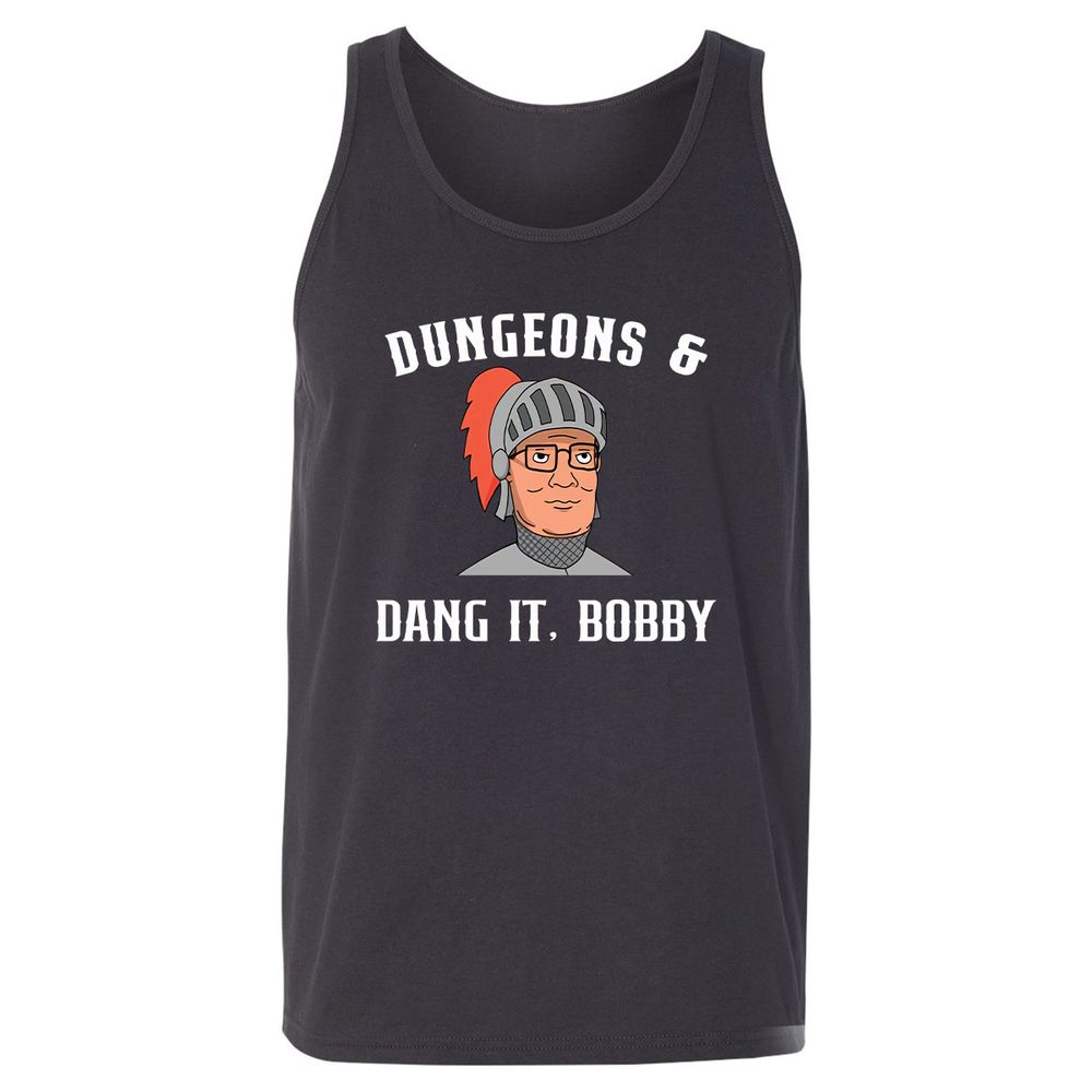 Dang It Bobby Unisex Jersey Tank - Dark Grey - 7