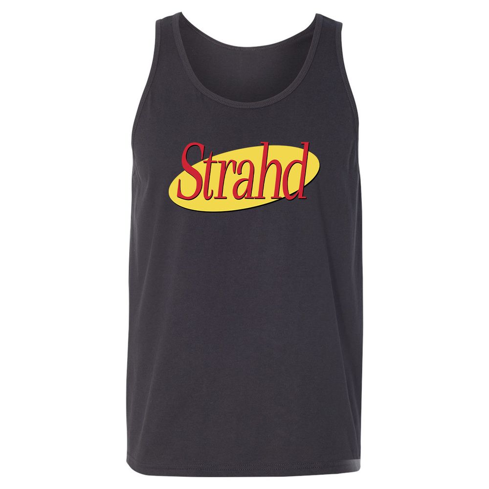 Strahd Unisex Jersey Tank - Dark Grey - 7