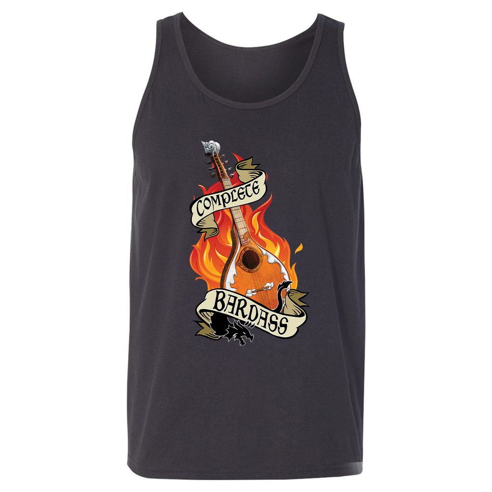 Complete Bardass Unisex Jersey Tank - Dark Grey - 7