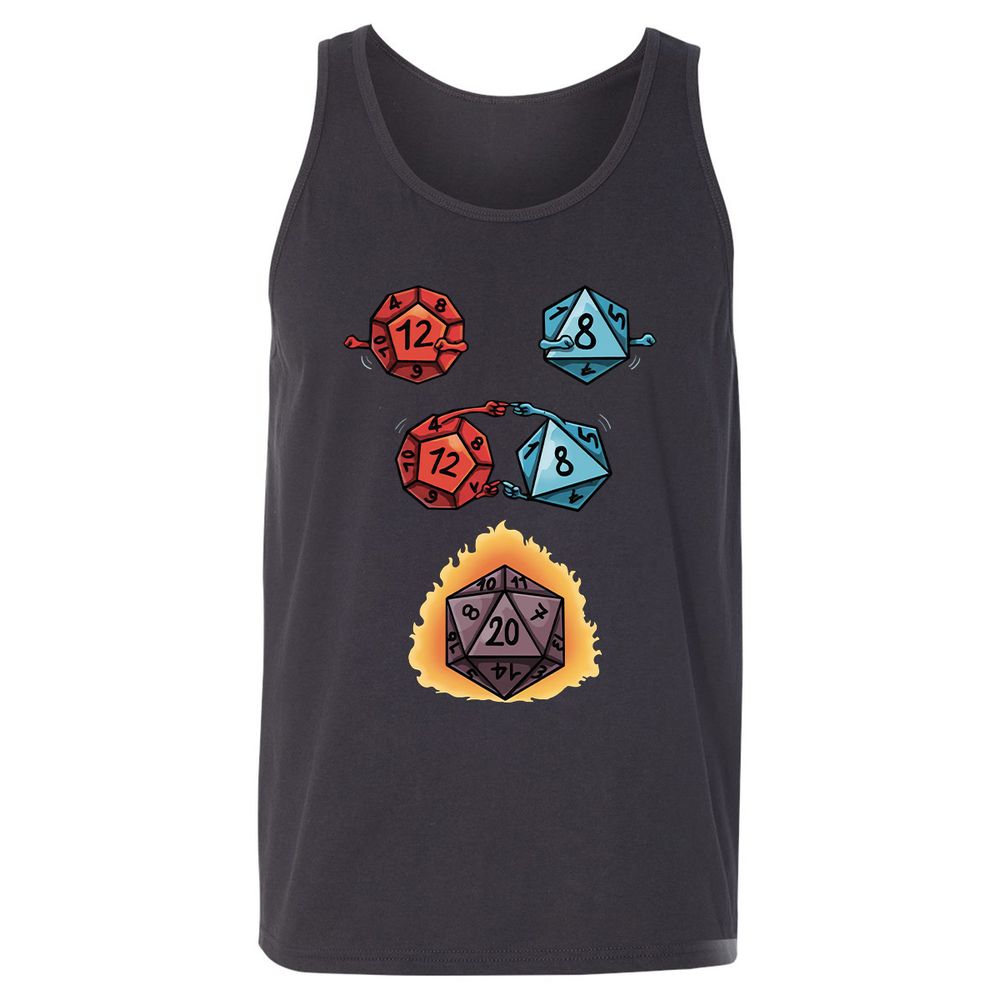Dice Fusion RPG Unisex Jersey Tank - Dark Grey - 7