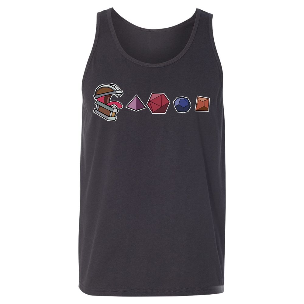 Mimic And Dices Unisex Jersey Tank - Dark Grey - 7