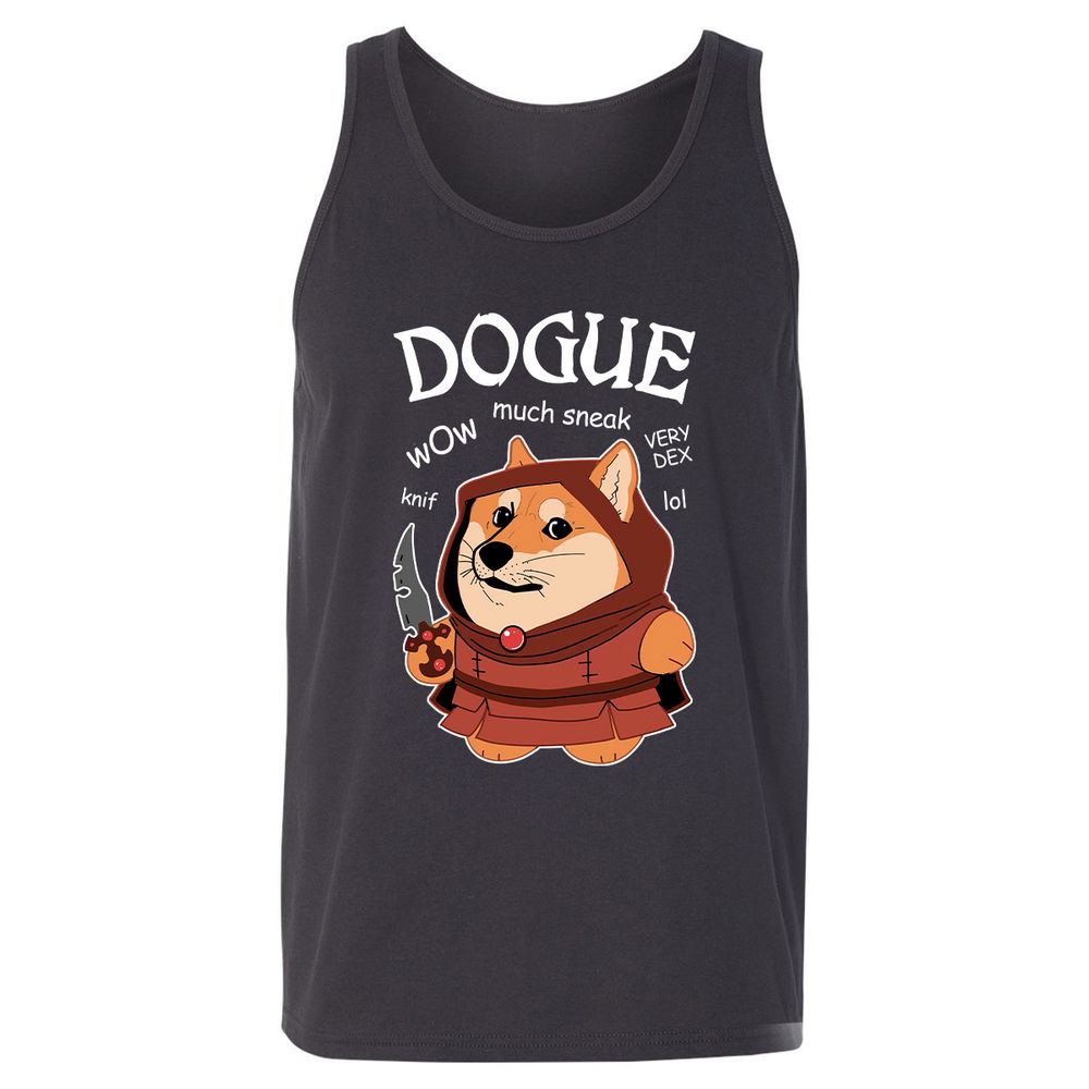 Dogue Class Unisex Jersey Tank - Dark Grey - 7