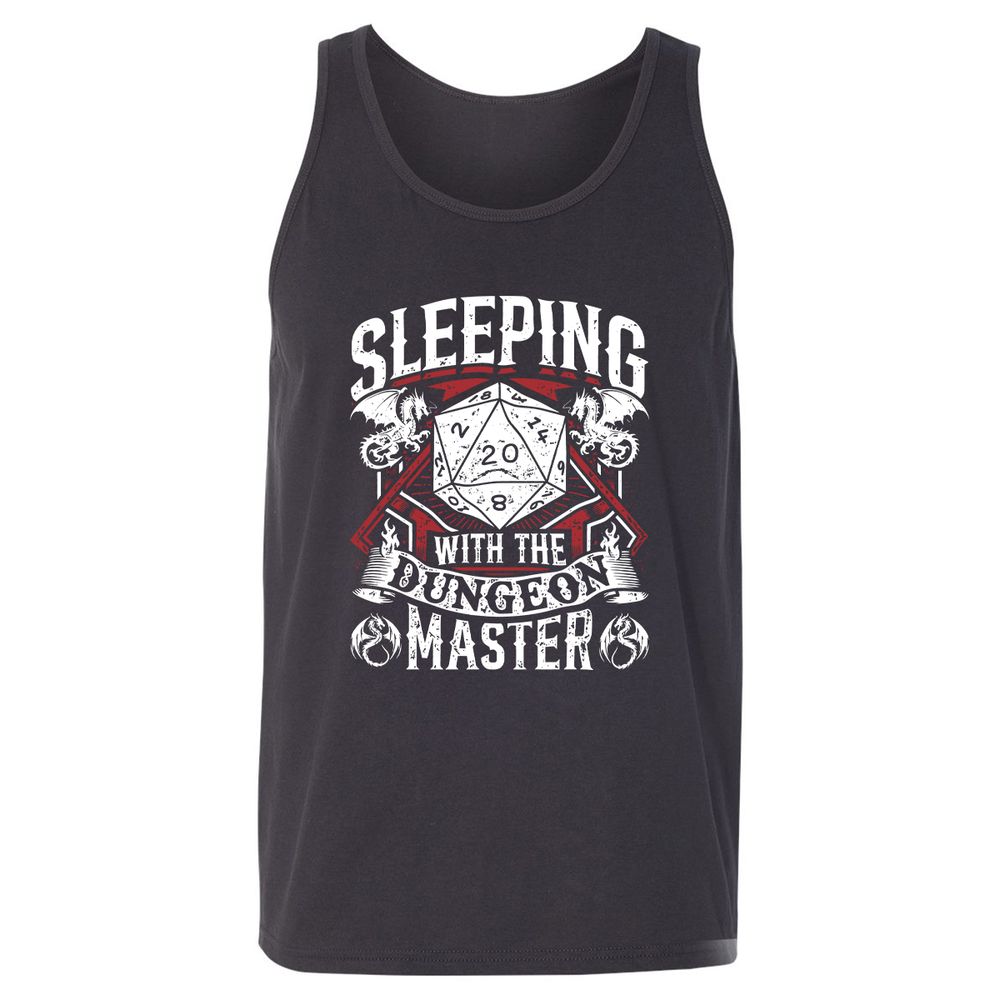 Sleeping With The DM Unisex Jersey Tank - Dark Grey - 7