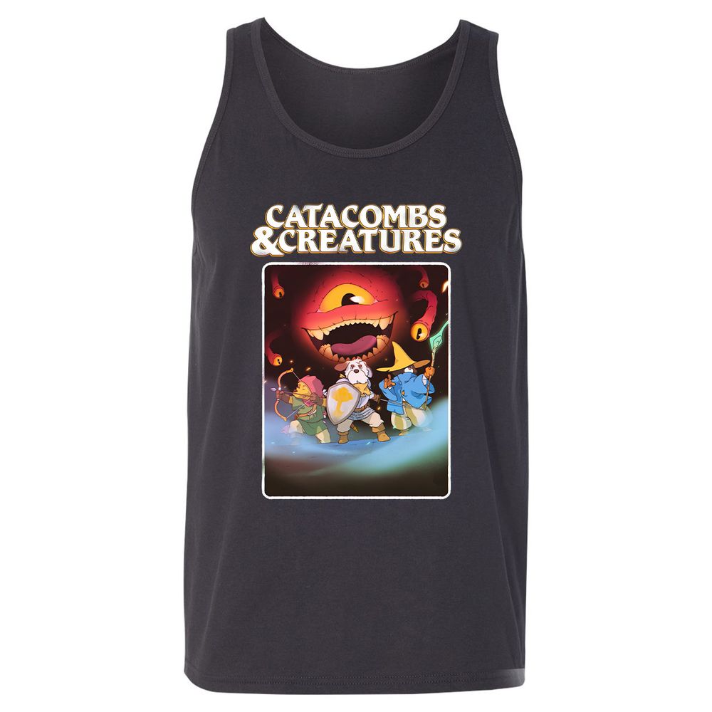 Catacombs & Creatures Unisex Jersey Tank - Dark Grey - 7