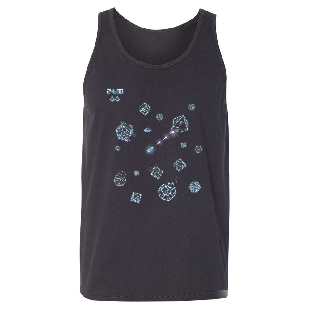 The Dices Game Unisex Jersey Tank - Dark Grey - 7