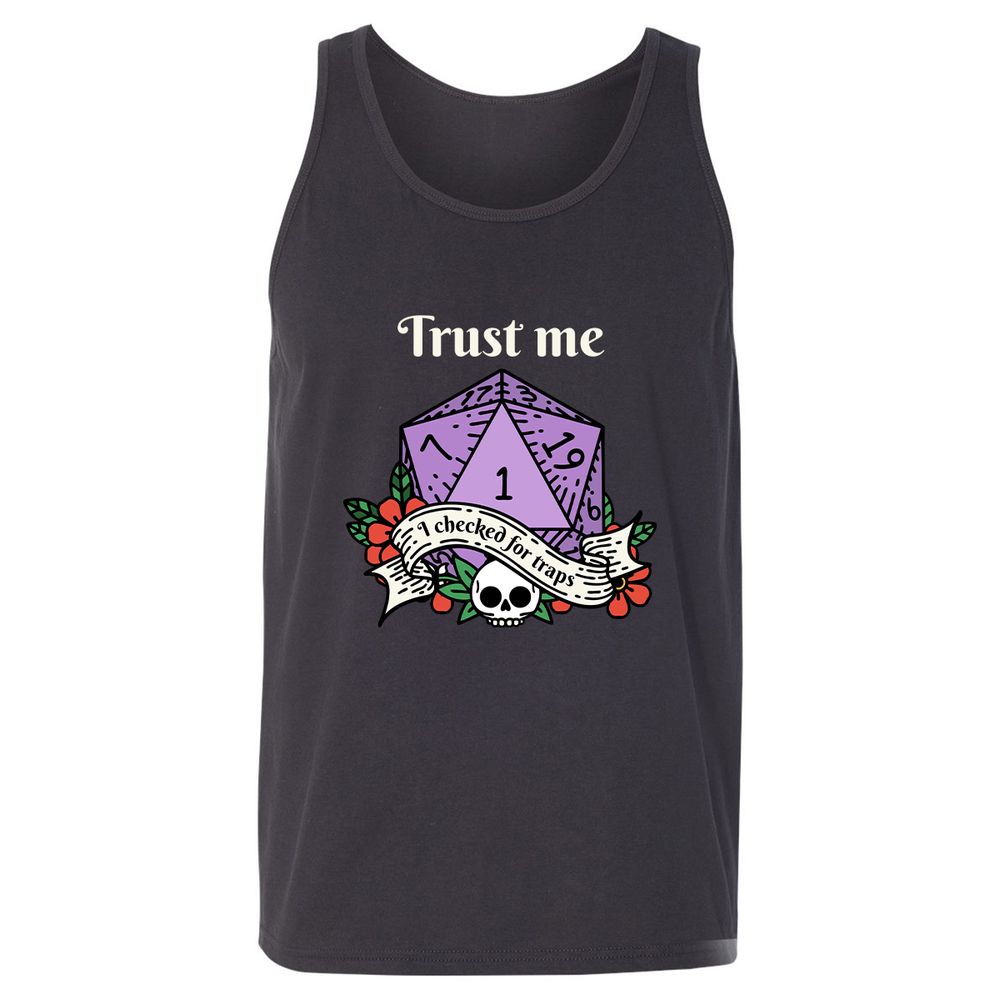 Trust Me I Checked for Traps - Dark Grey - 7