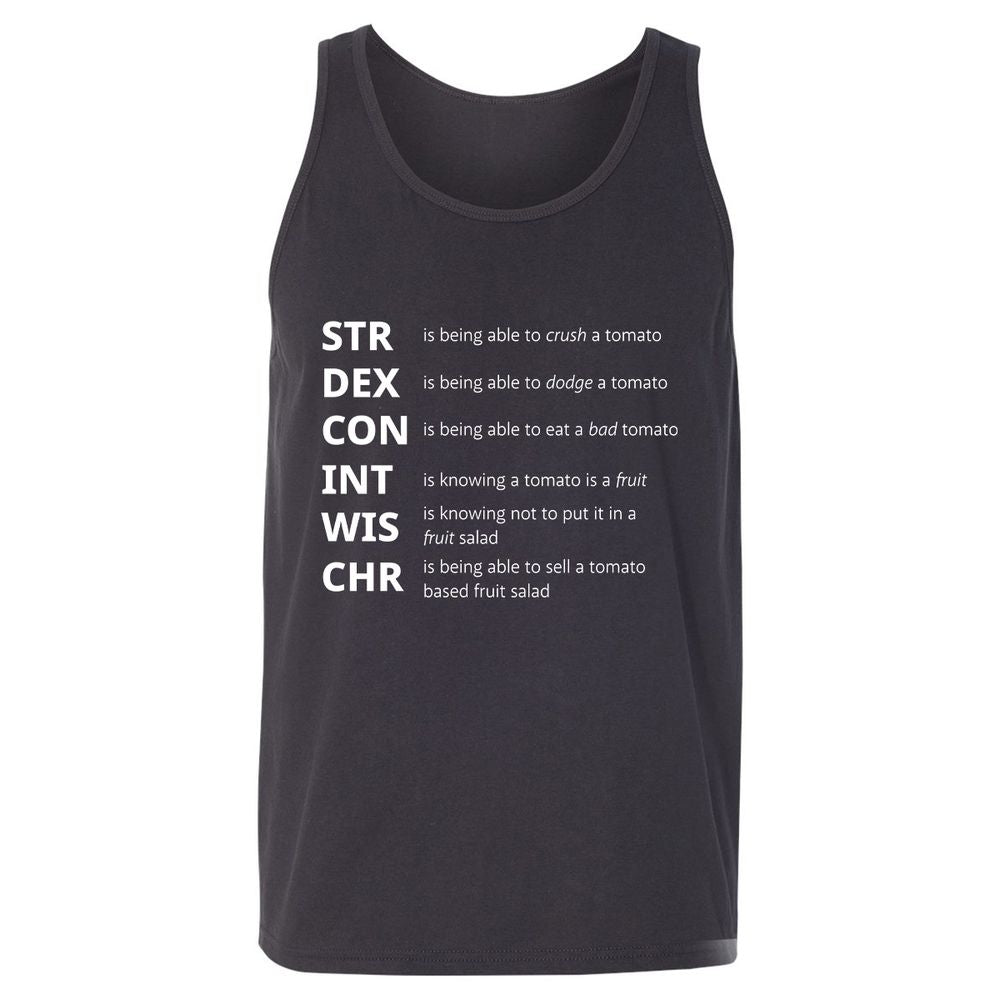 Tomato Stats – RPG Meme Edition - Dark Grey - 7