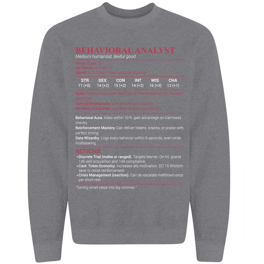 Behavioral Analyst - Graphite Heather - 7