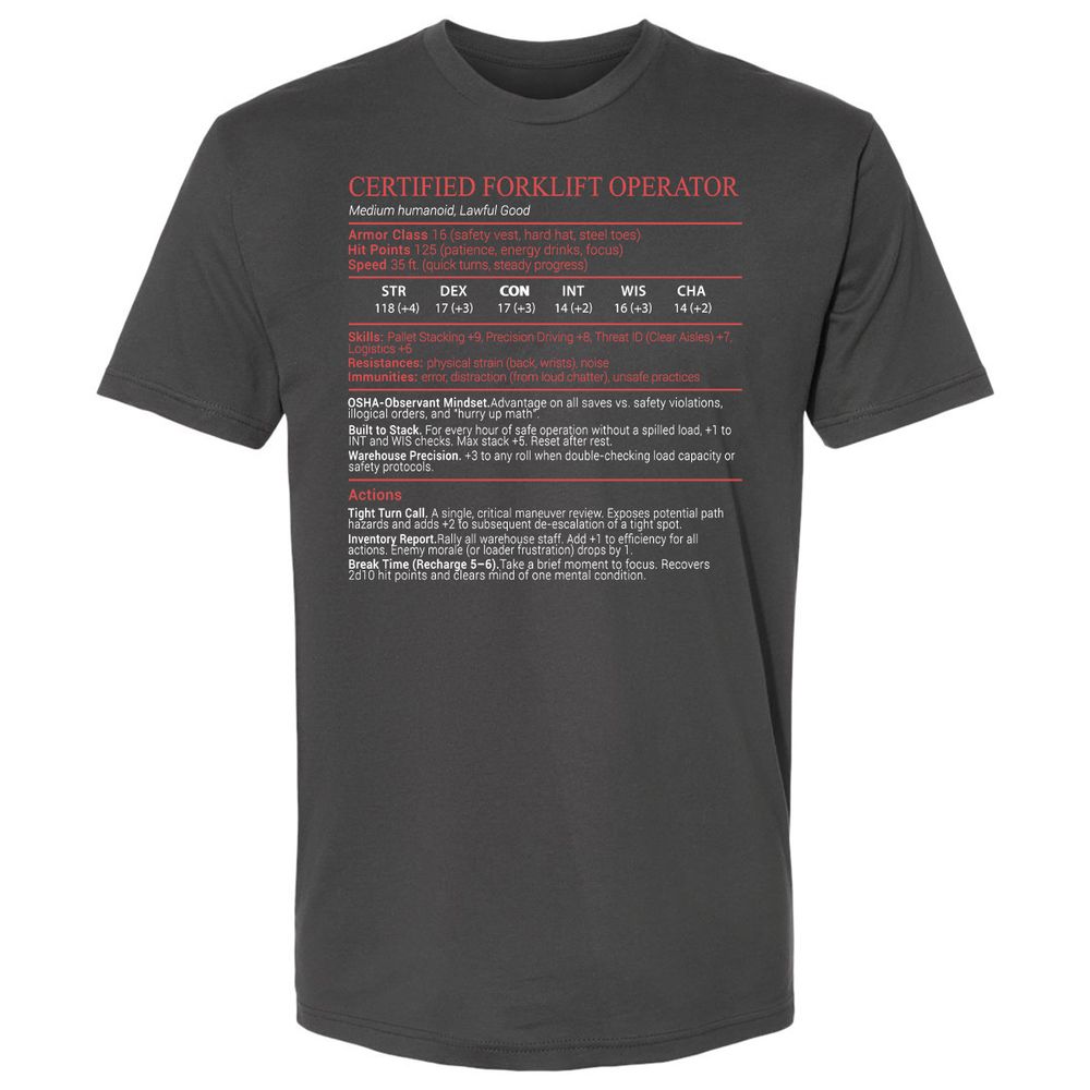 Certified Forklift Operator Stats Block - Heavy Metal - 7