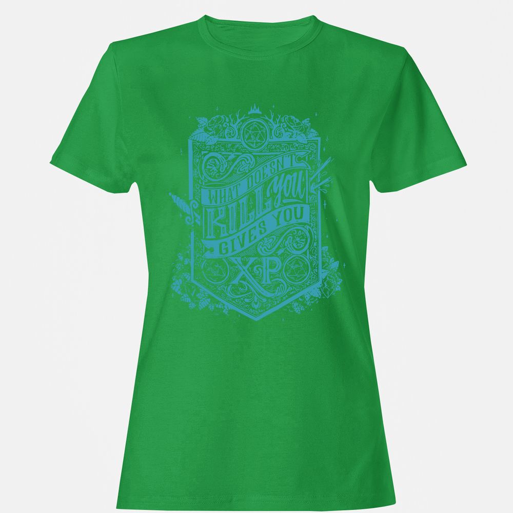 What Doesn't Kill You Gives You XP Women's T-Shirt - Irish Green - 7