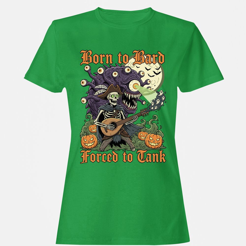Born to Bard – Forced to Tank Women's T-Shirt - Irish Green - 7