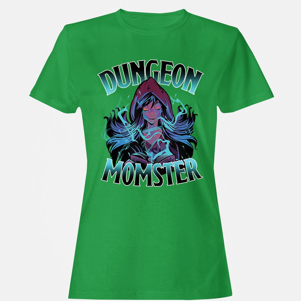 Dungeon Momster Women's T-Shirt - Irish Green - 7