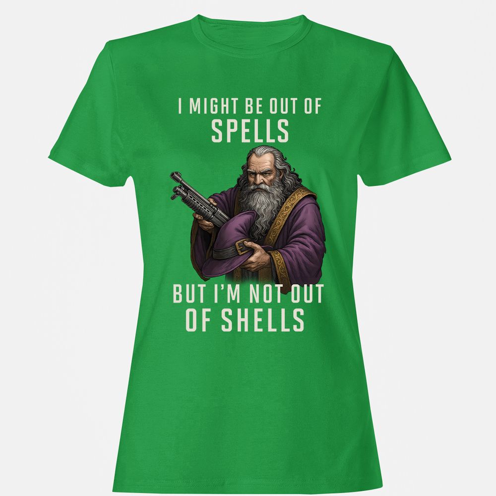 Not Out Of Shells Women's T-Shirt - Irish Green - 7