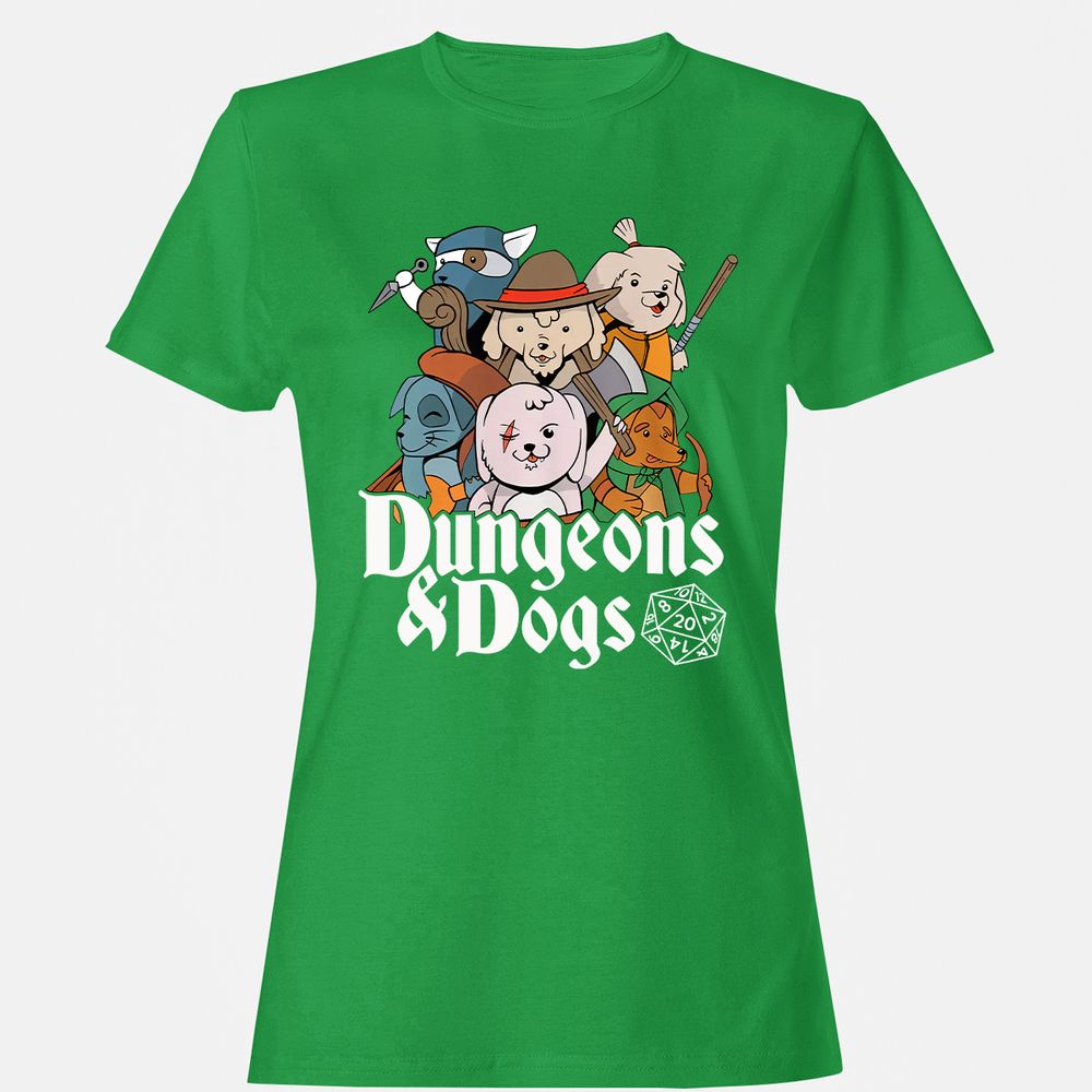 Dungeons & Dogs Women's T-Shirt - Irish Green - 7