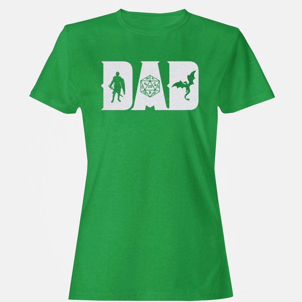 Dad Fathers Day Women's T-Shirt - Irish Green - 7
