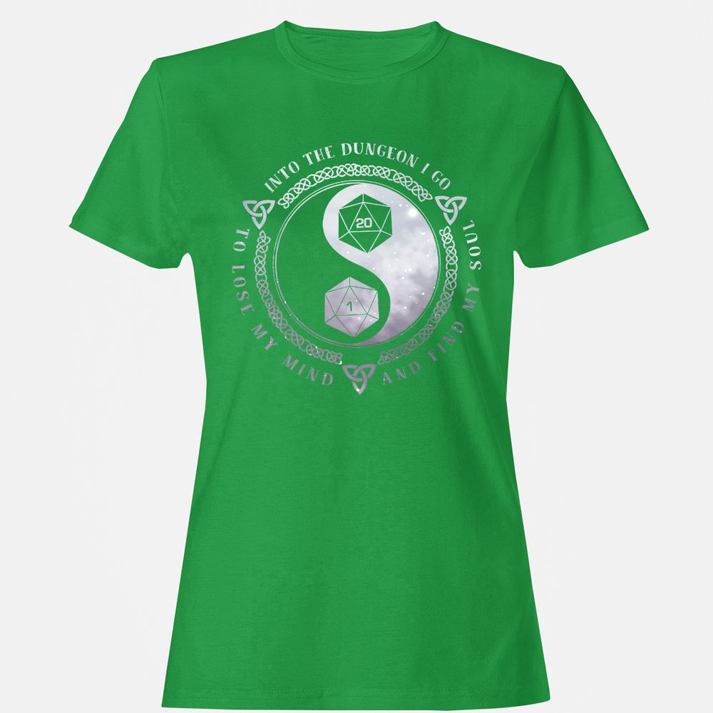 Into The Dungeon I Go Women's T-Shirt - Irish Green - 7