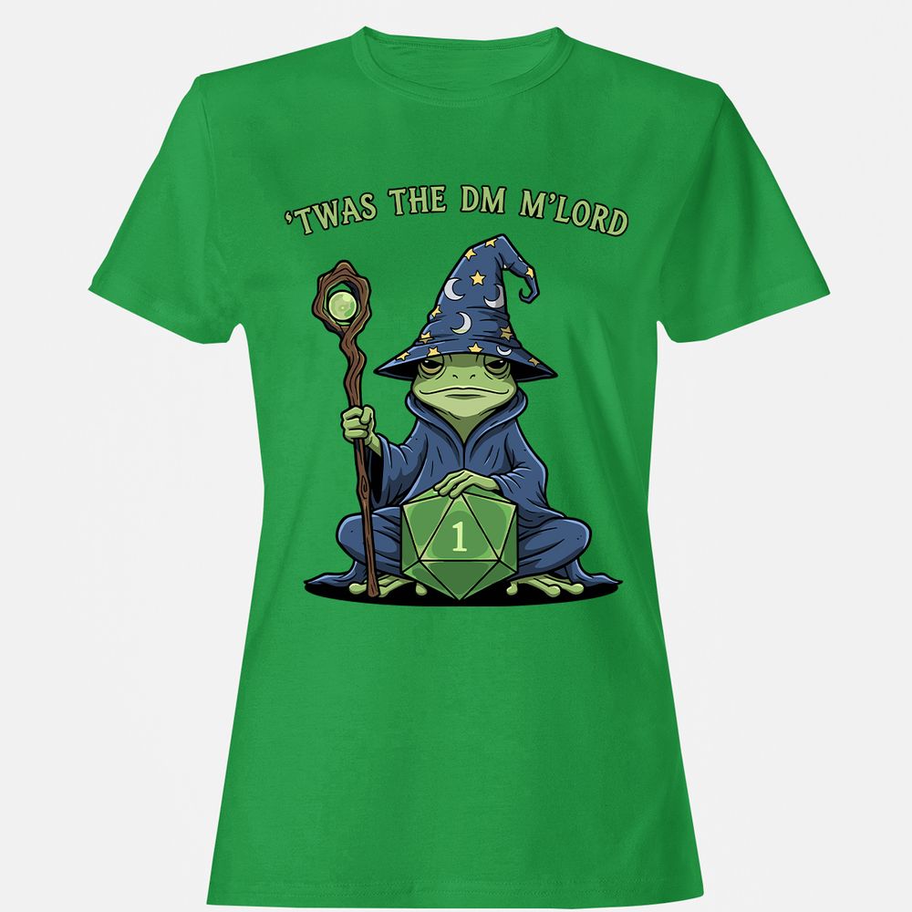 Twas the DM M’lord Women's T-Shirt - Irish Green - 7
