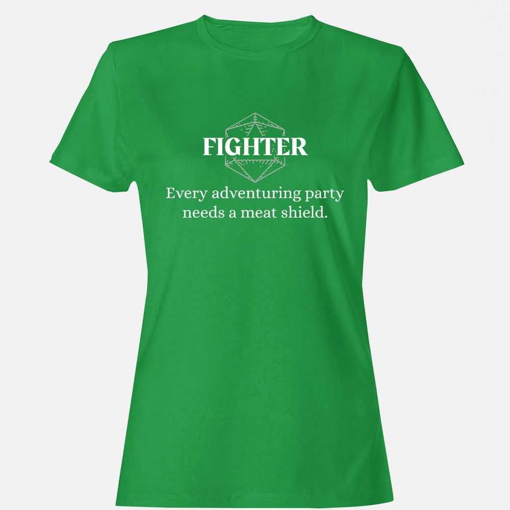 Fighter – Every Party Needs A Meat Shield Women's T-Shirt - Irish Green - 7
