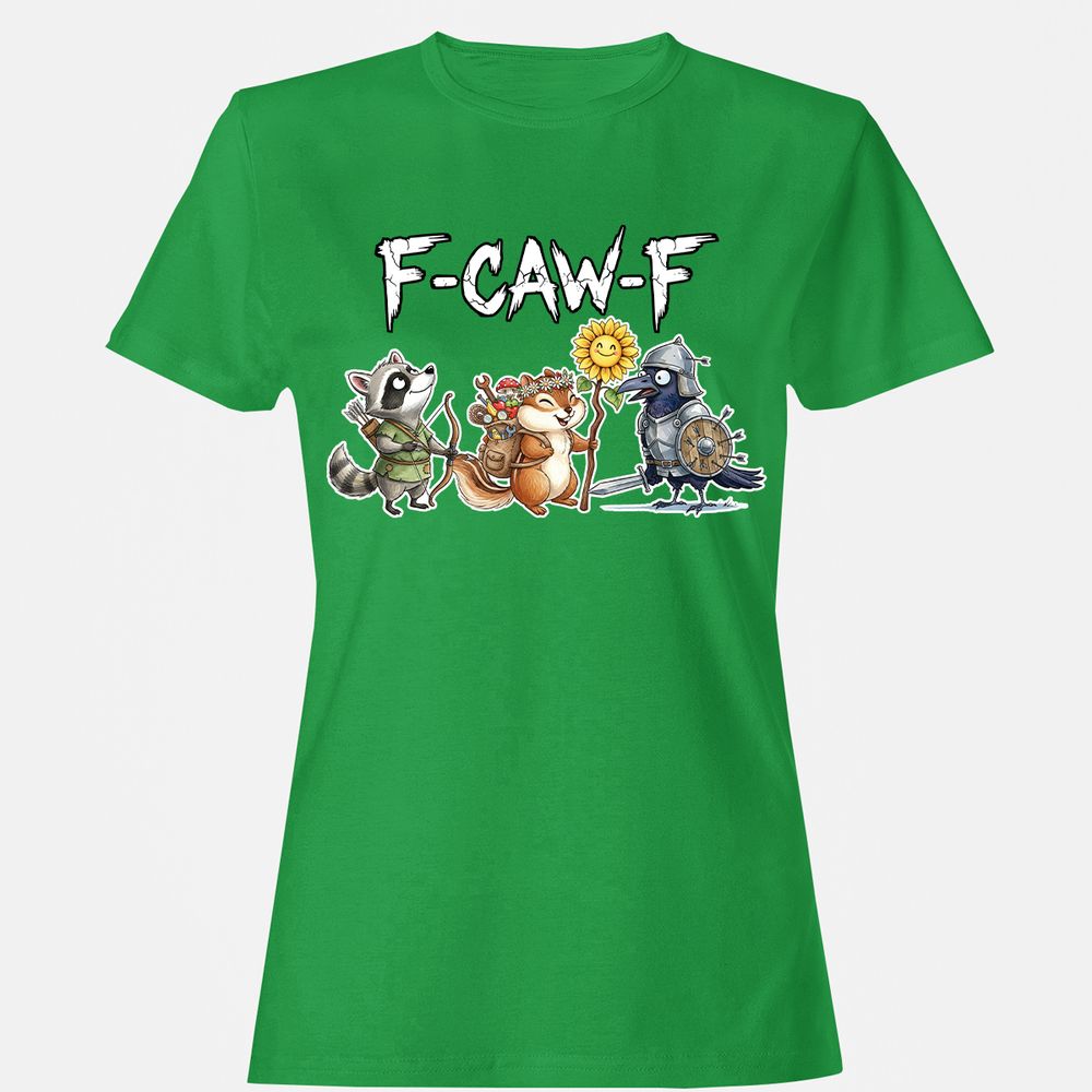 F-CAW-F Adventuring party Women's T-Shirt - Irish Green - 7