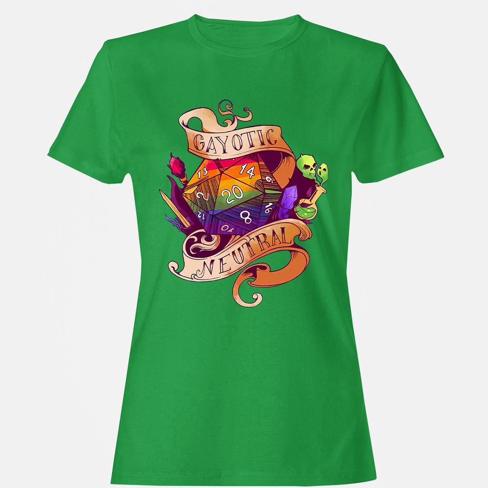 Gayotic Neutral Women's T-Shirt - Irish Green - 7