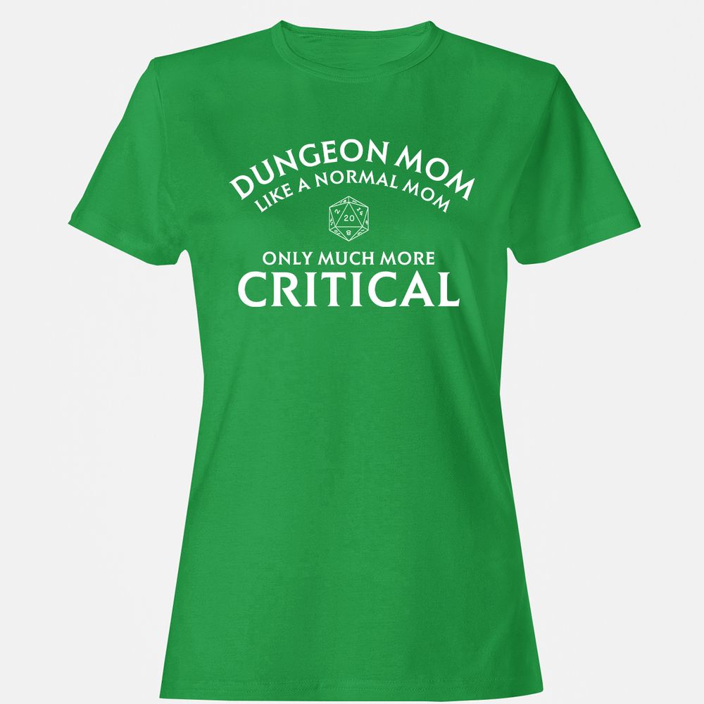 Dungeon Mom Normal Mom Women's T-Shirt - Irish Green - 7