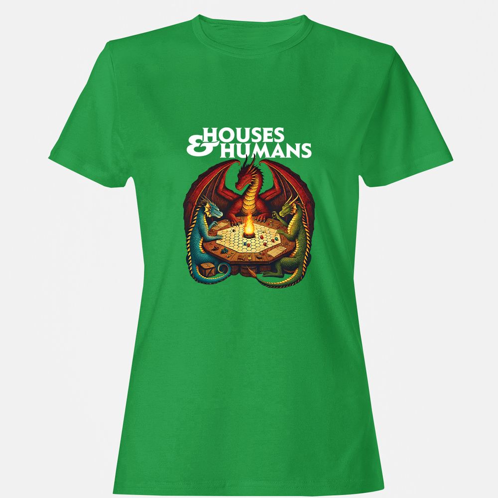 Houses & Humans Women's T-Shirt - Irish Green - 7