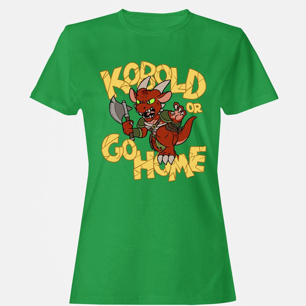 Kobold Or Go Home Women's T-Shirt - Irish Green - 7