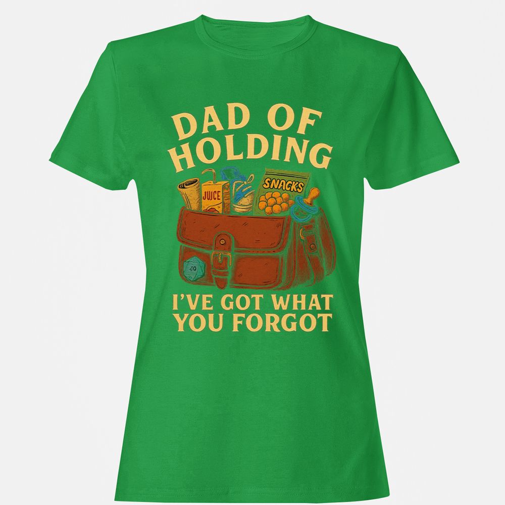 Dad Of Holding Women's T-Shirt - Irish Green - 7