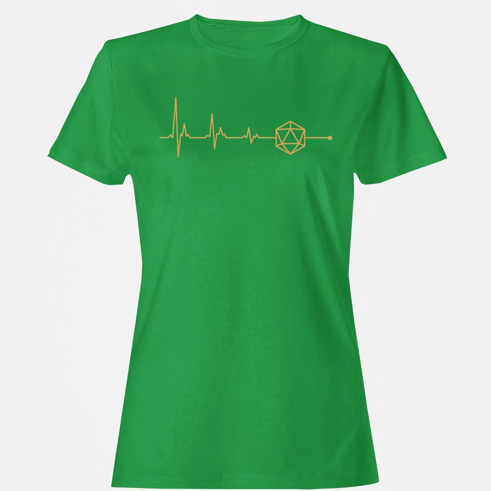 D20 Dice Is My Life Women's T-Shirt - Irish Green - 7