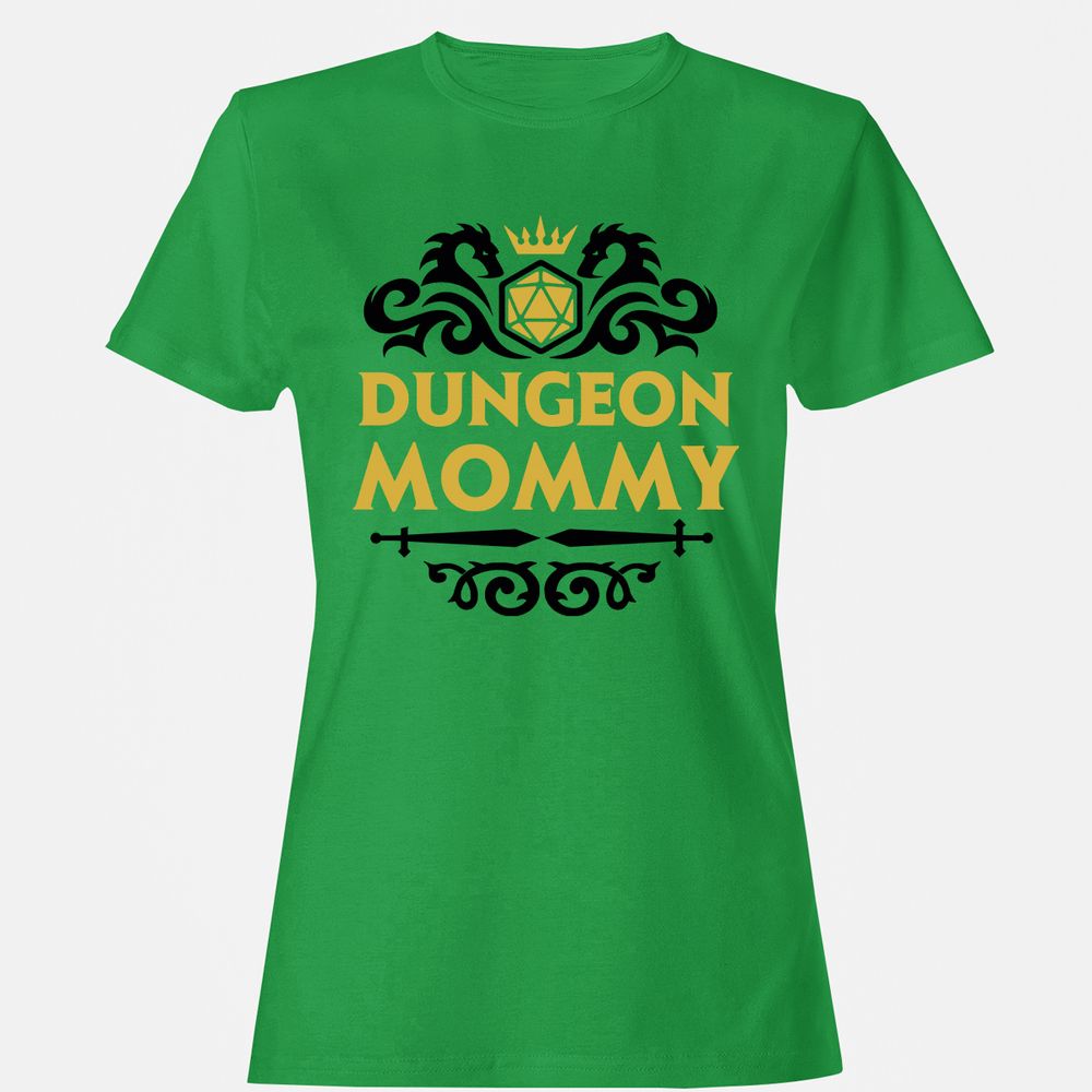 Dungeon Mommy Women's T-Shirt - Irish Green - 7