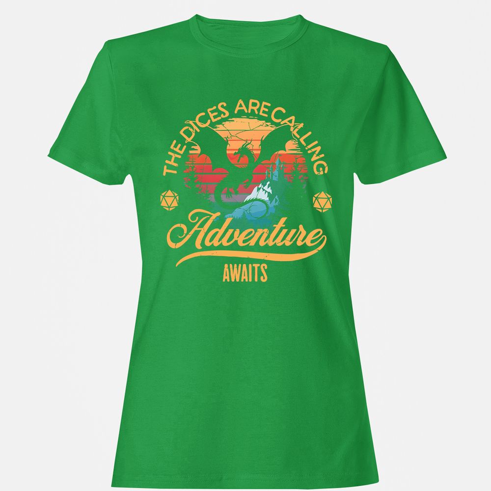The Dices Are Calling Women's T-Shirt - Irish Green - 7