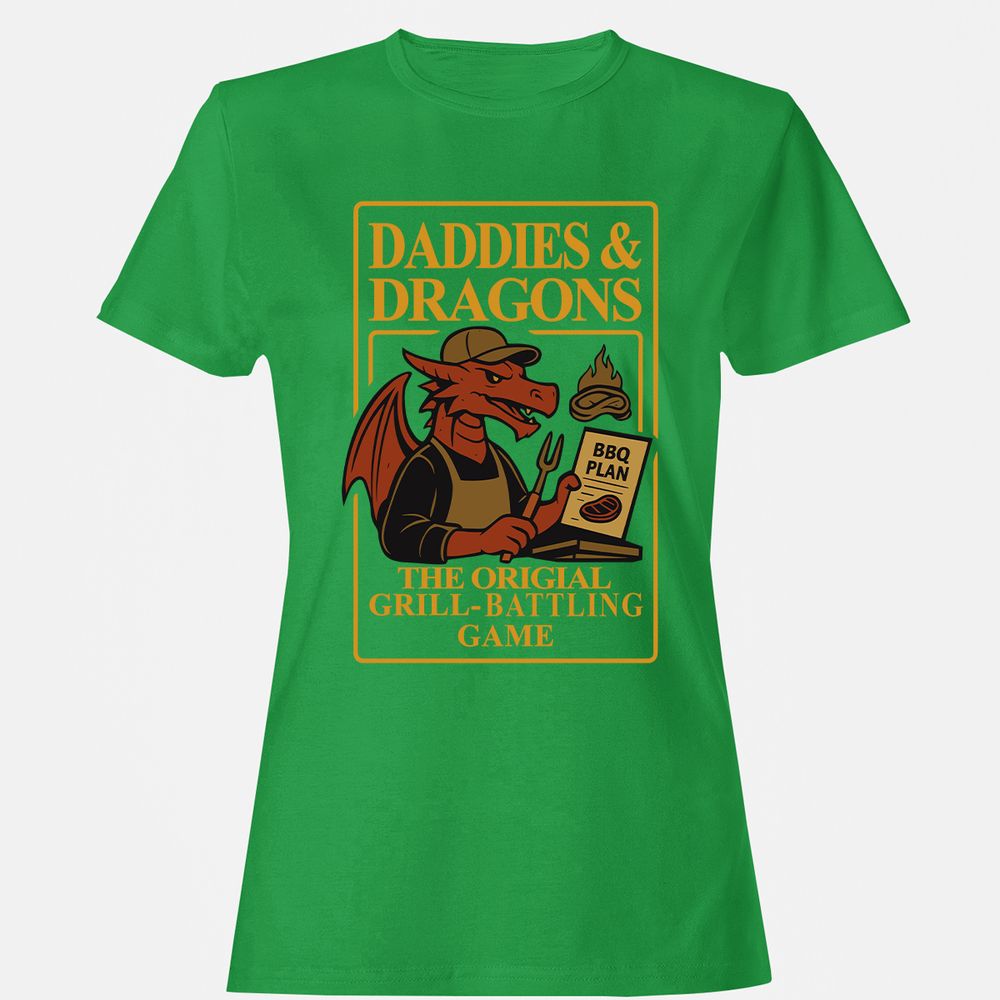 Daddies & Dragons Women's T-Shirt - Irish Green - 7
