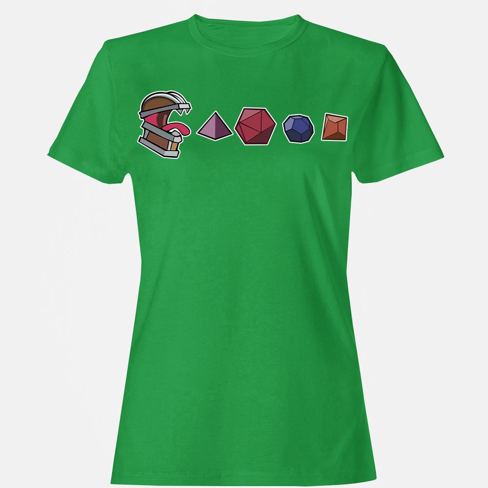 Mimic And Dices Women's T-Shirt - Irish Green - 7