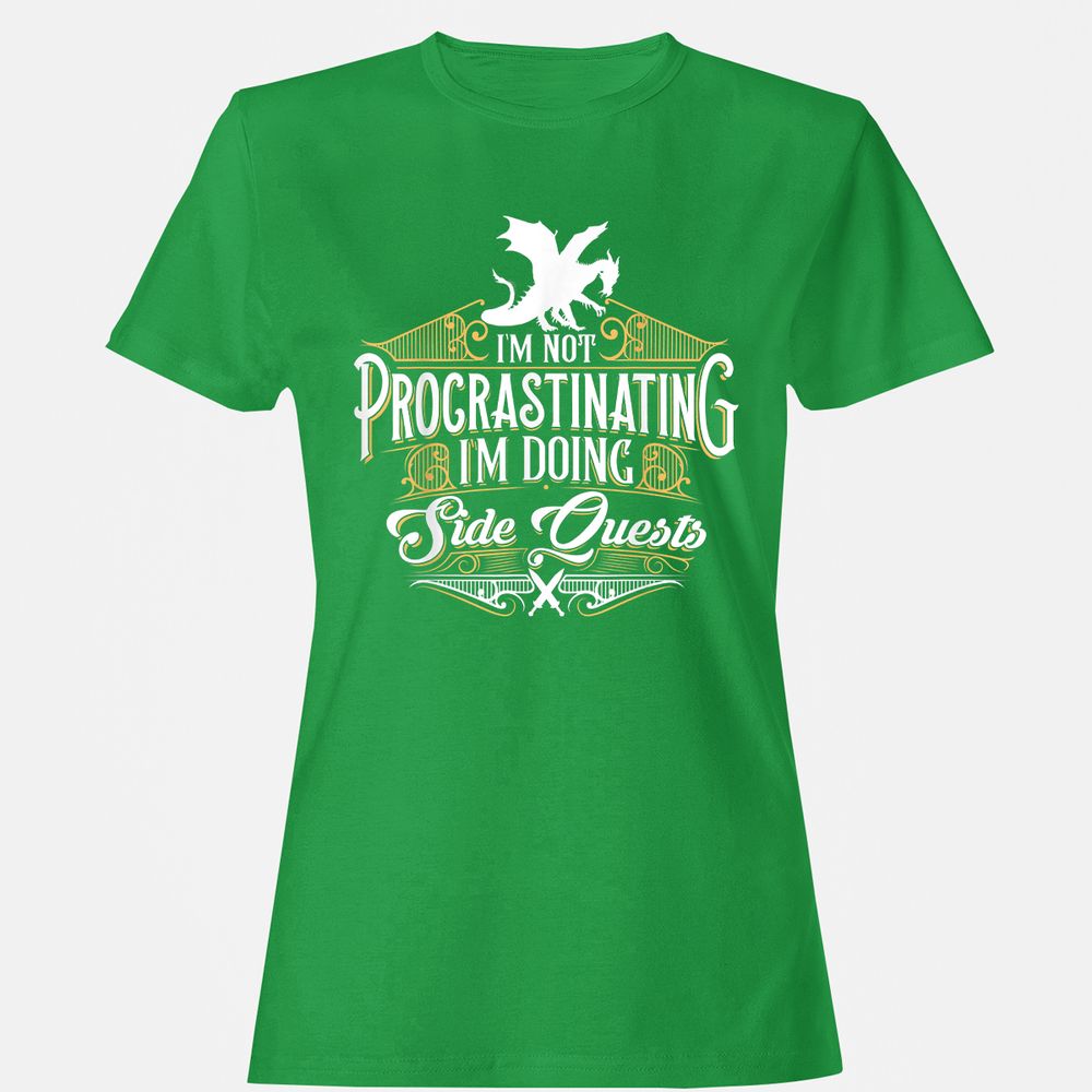 I'm Doing Side Quests Women's T-Shirt - Irish Green - 7