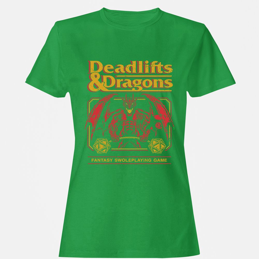 Deadlifts & Dragons - Irish Green - 7