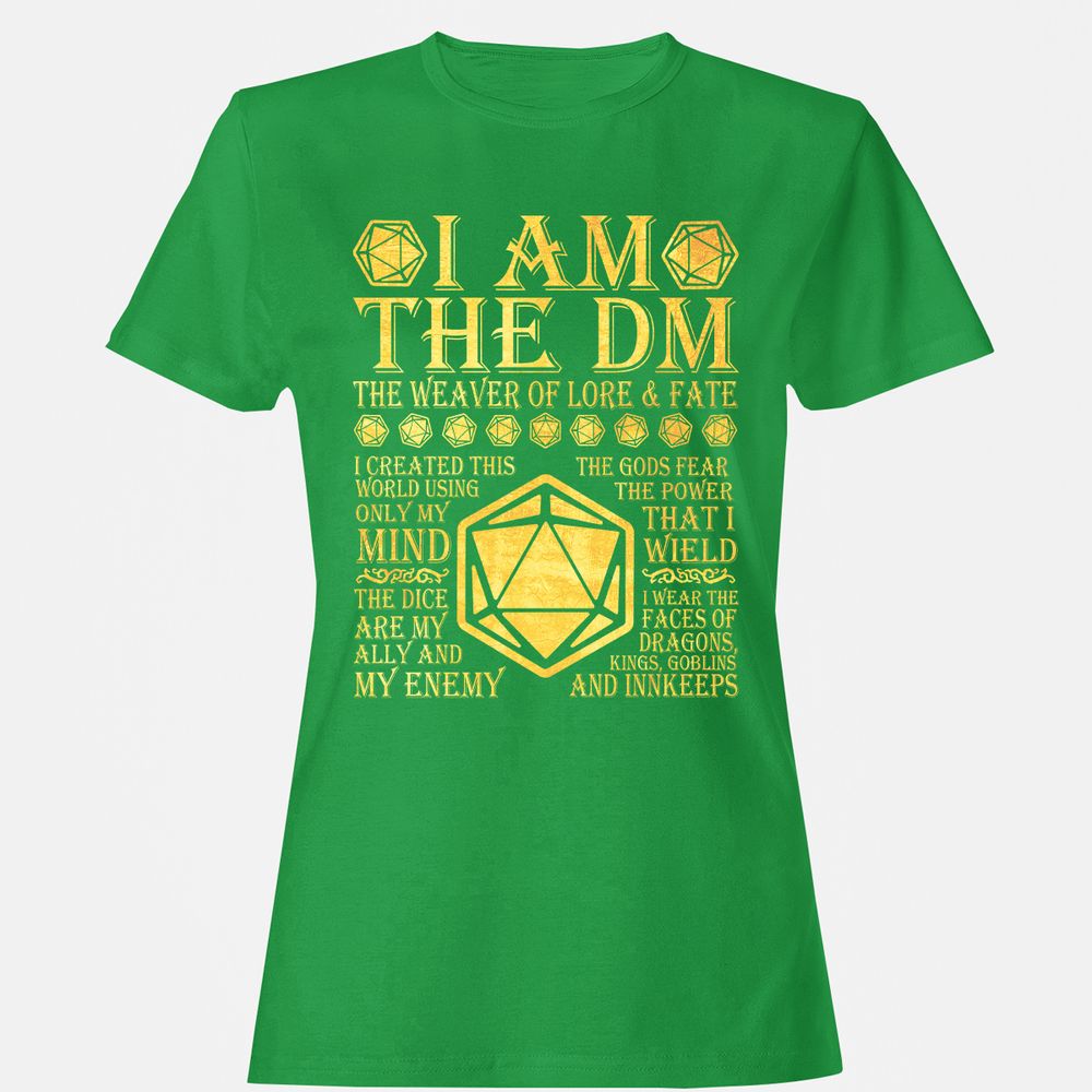 I Am The DM Women's T-Shirt - Irish Green - 7