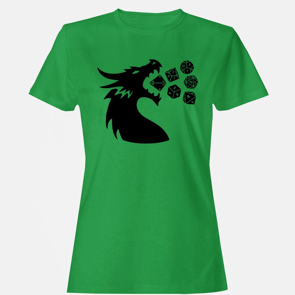 Pac And Dragon Women's T-Shirt - Irish Green - 7