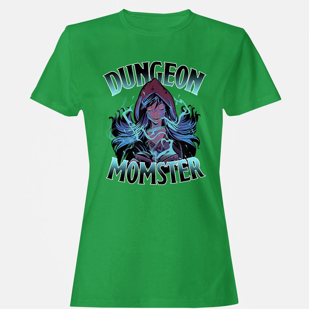 Dungeon Momster Women's T-Shirt - Irish Green - 7