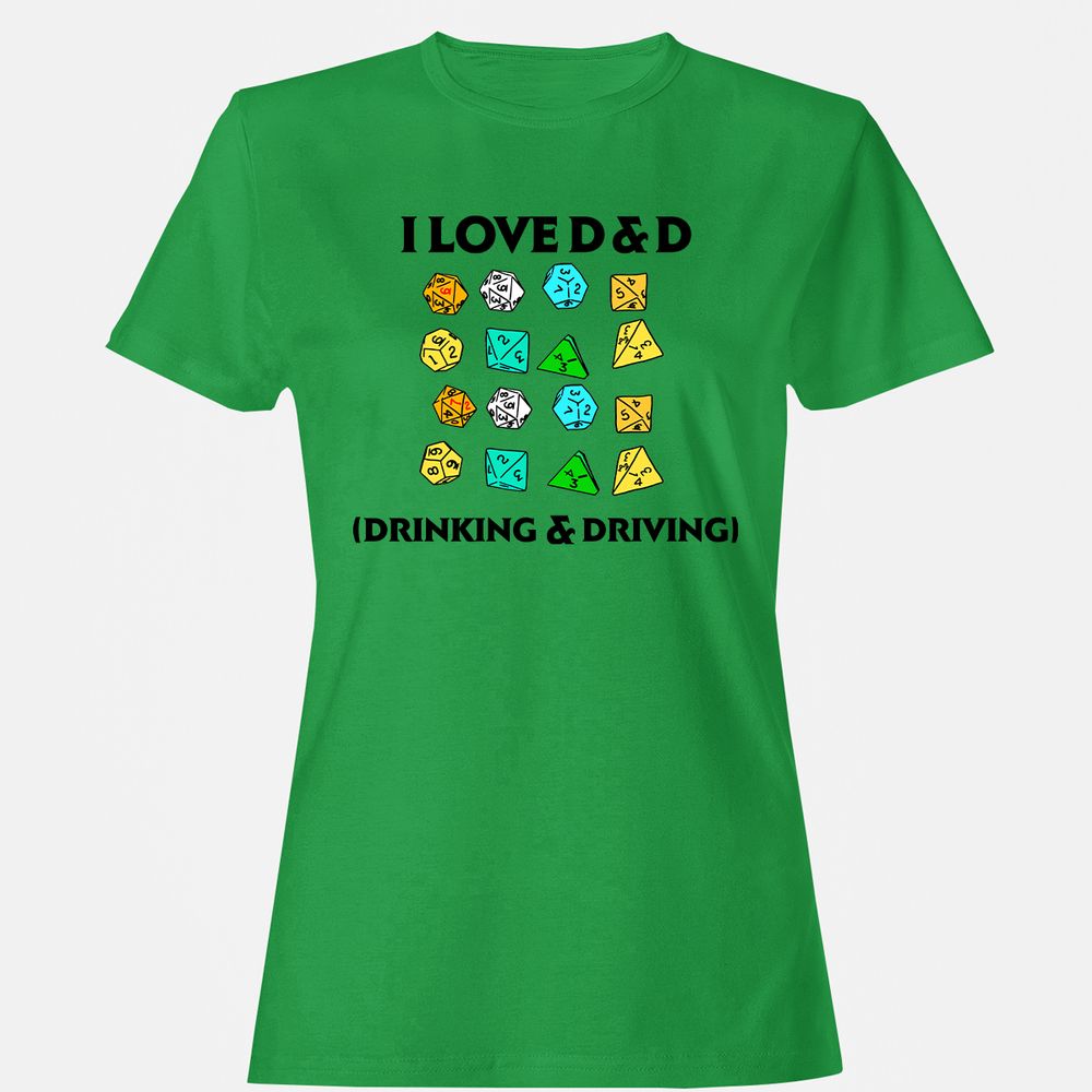 Drinking & Driving Women's T-Shirt - Irish Green - 7