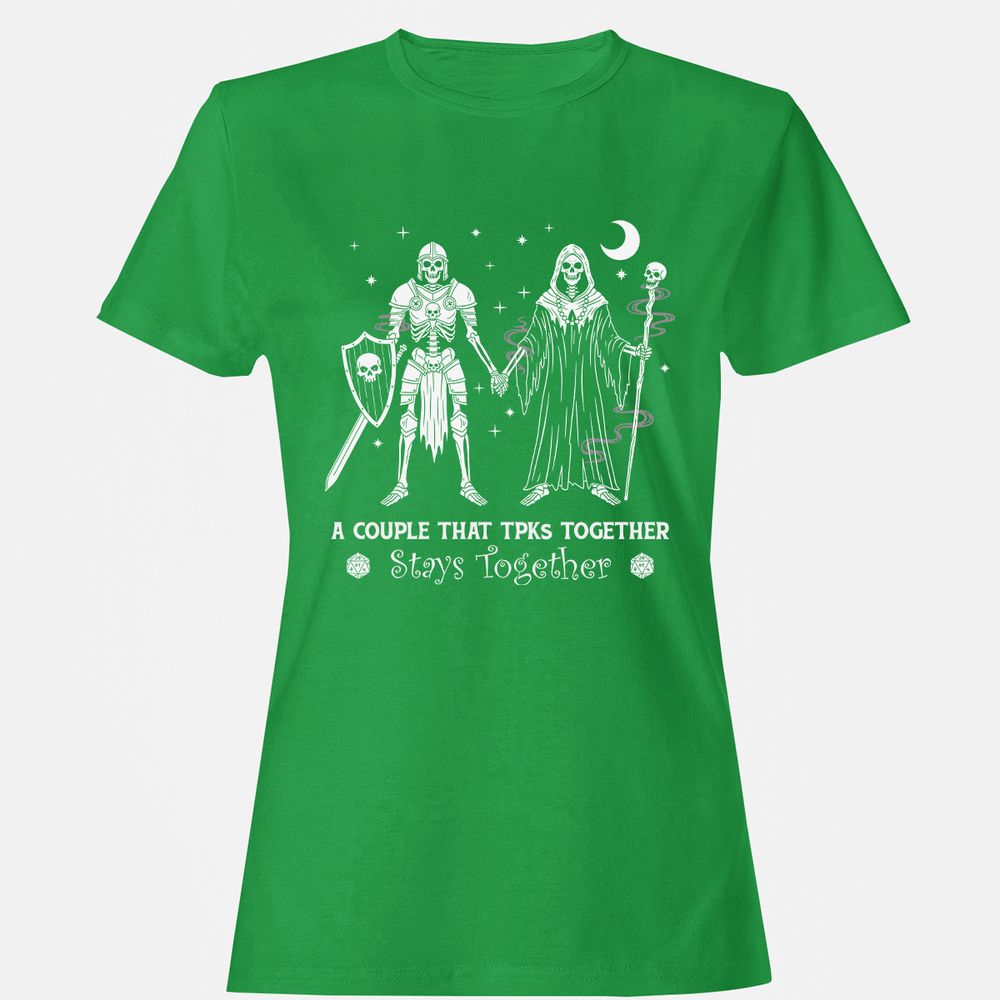 TPK Love – Skeleton Couple - Irish Green - 7