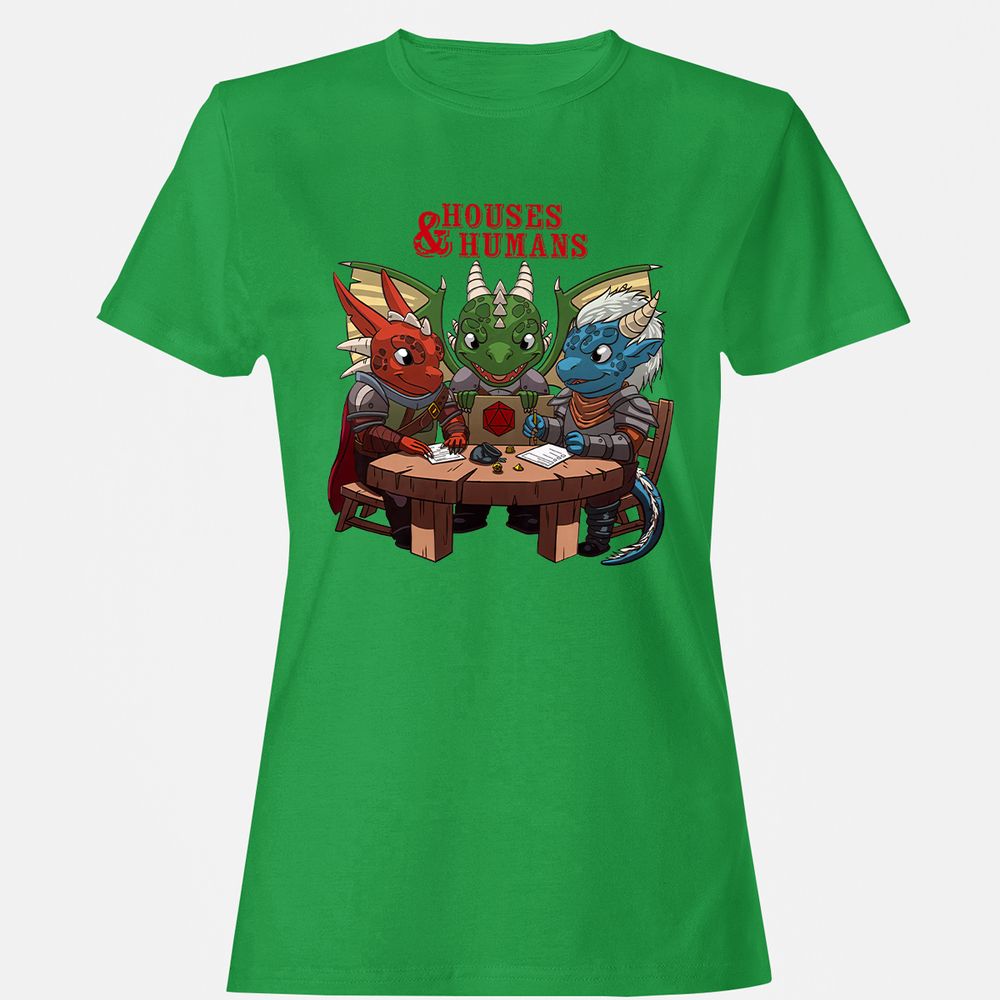 Houses & Humans Women's T-Shirt - Irish Green - 7