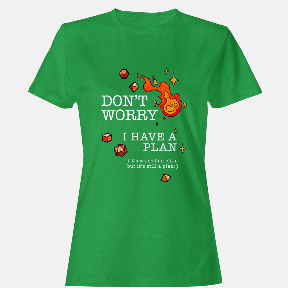 Don’t Worry I Have a Plan - Irish Green - 7