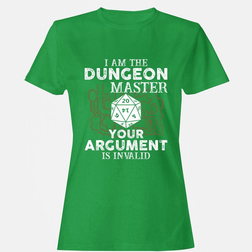 I Am the Dungeon Master – Your Argument Is Invalid - Irish Green - 7