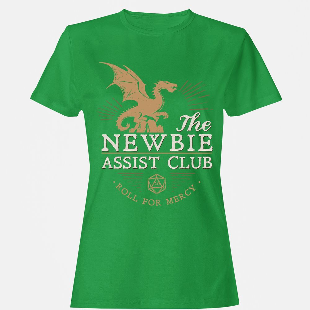 The Newbie Assist Club Women's T-Shirt - Irish Green - 7