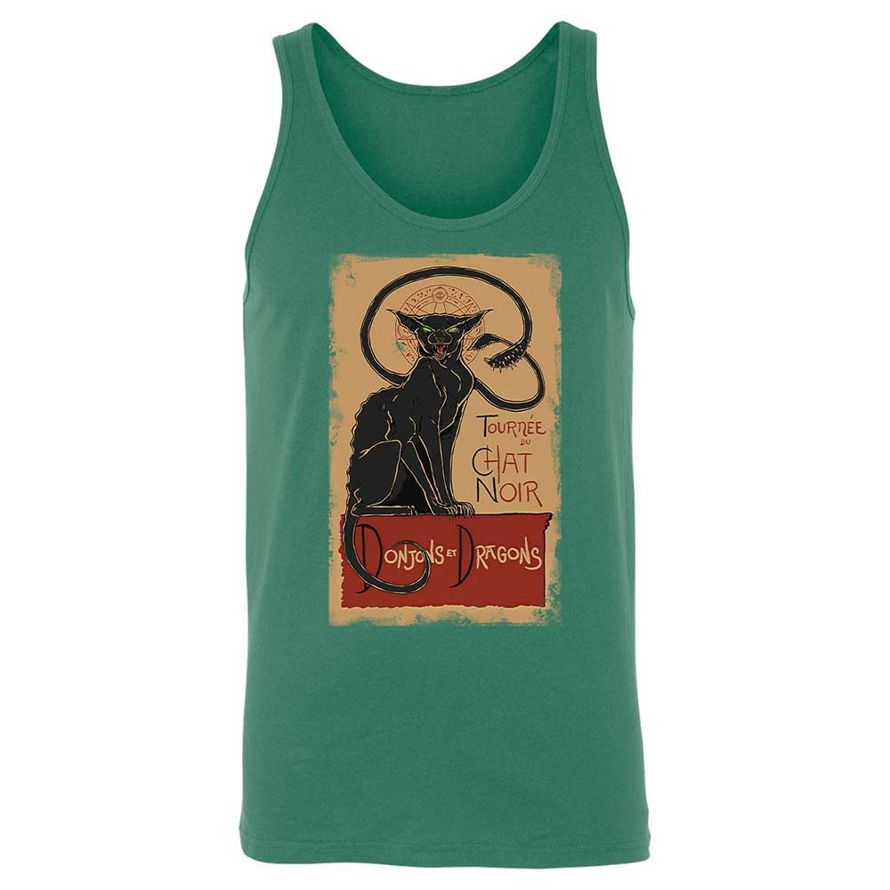 Tournee Du Chat Noir Unisex Jersey Tank - Kelly - 7