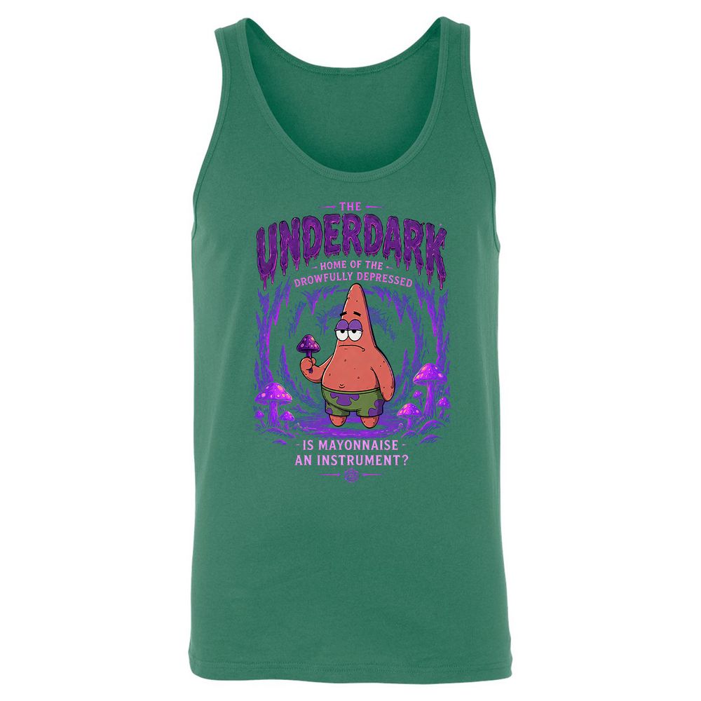 The Underdark Unisex Jersey Tank - Kelly - 7