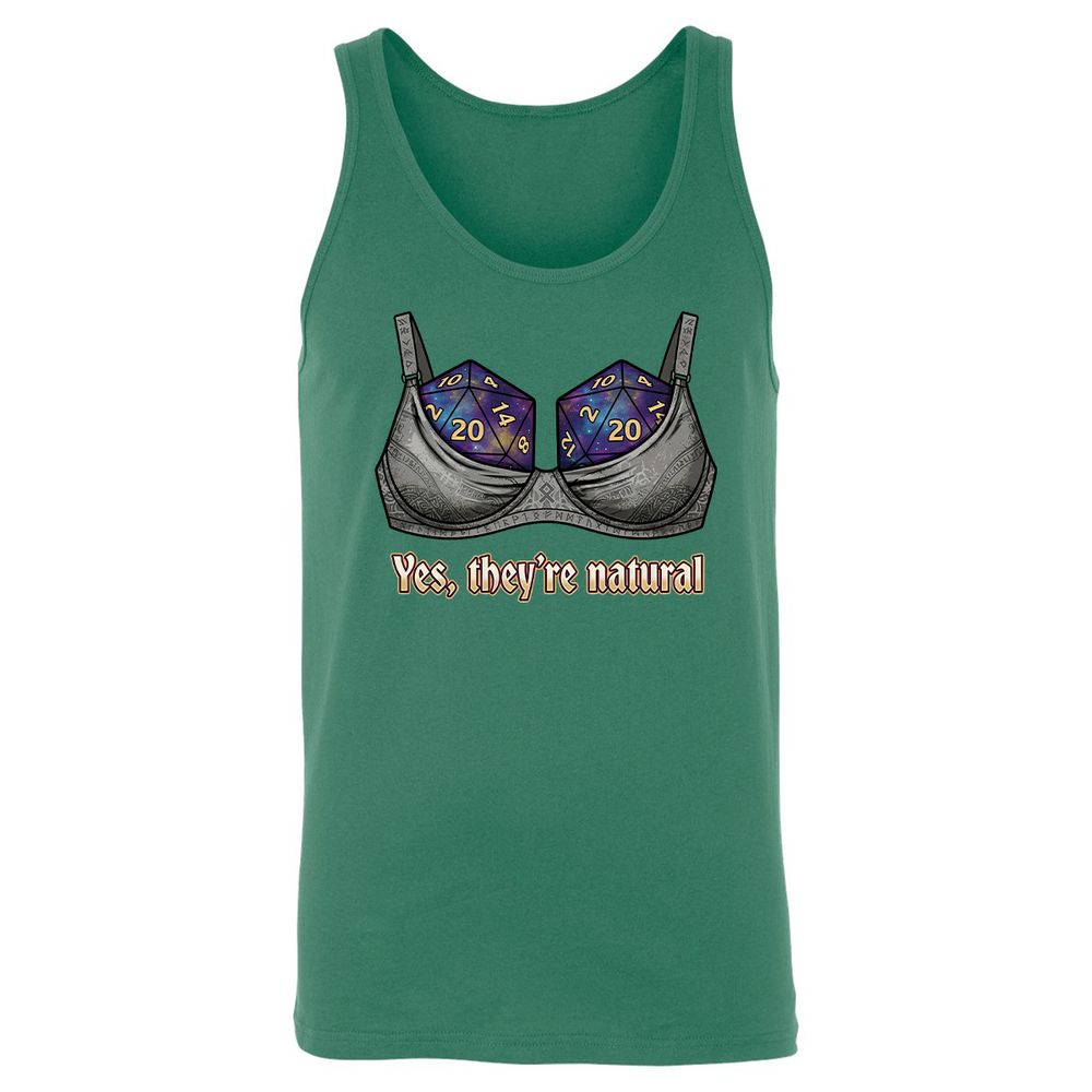 They Are Natural Nat20 Unisex Jersey Tank - Kelly - 7