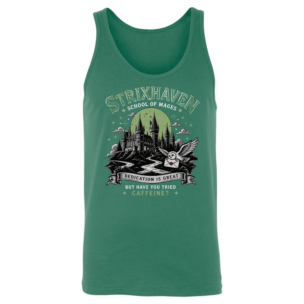 Strixhaven - School Of Mages Unisex Jersey Tank - Kelly - 7